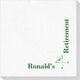 Corner Text with Golf Clubs Deville Napkins Image 2 of 2